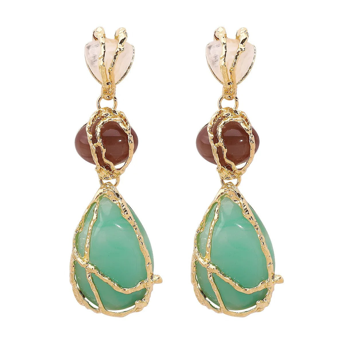 Syra – Pendientes de gota de red elegantes