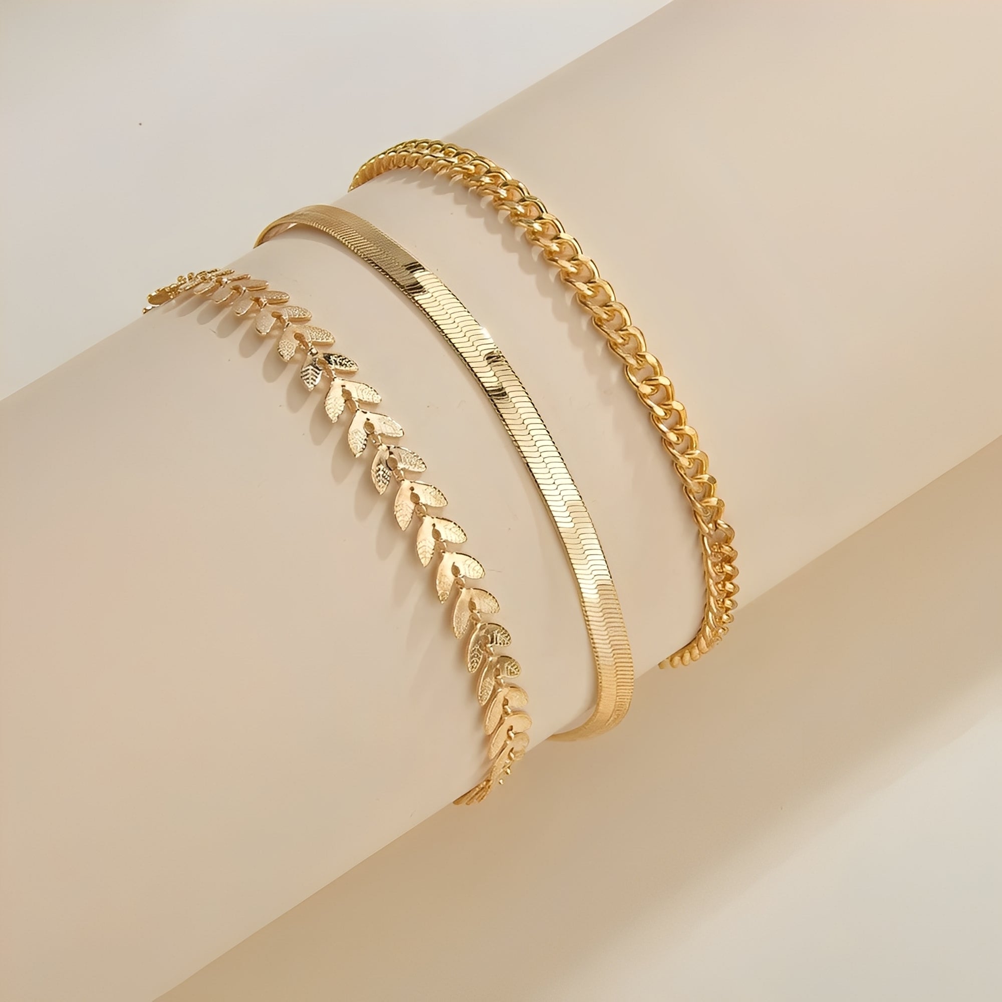 Odelia – Elegante tobillo dorado