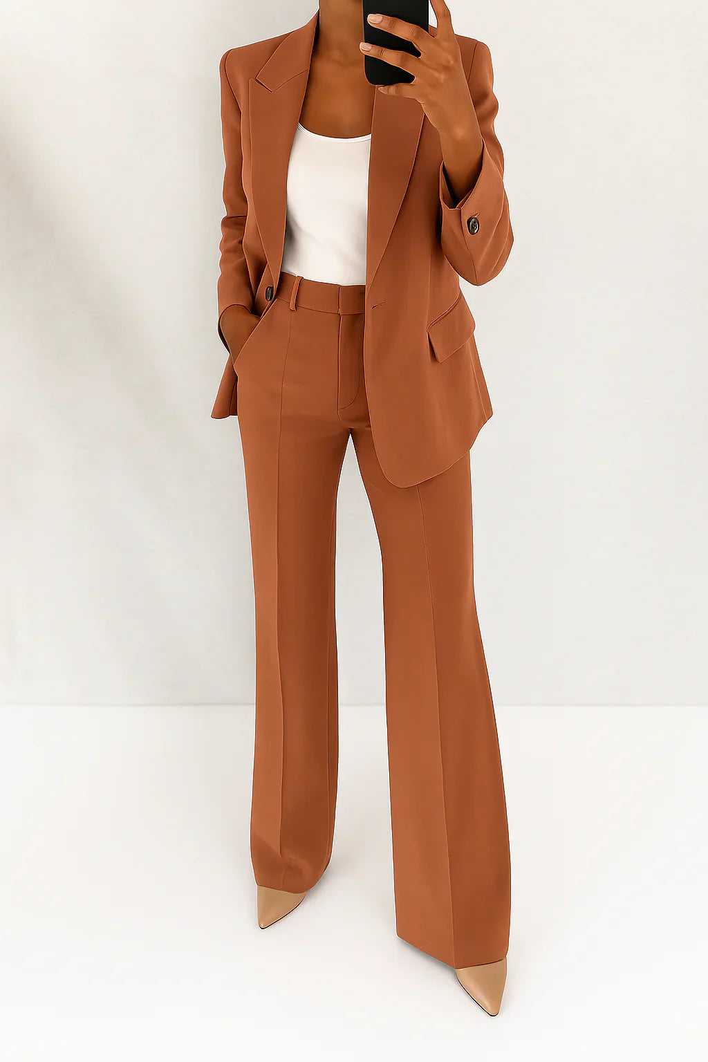Julie- Elegante conjunto de traje de pantalón para damas