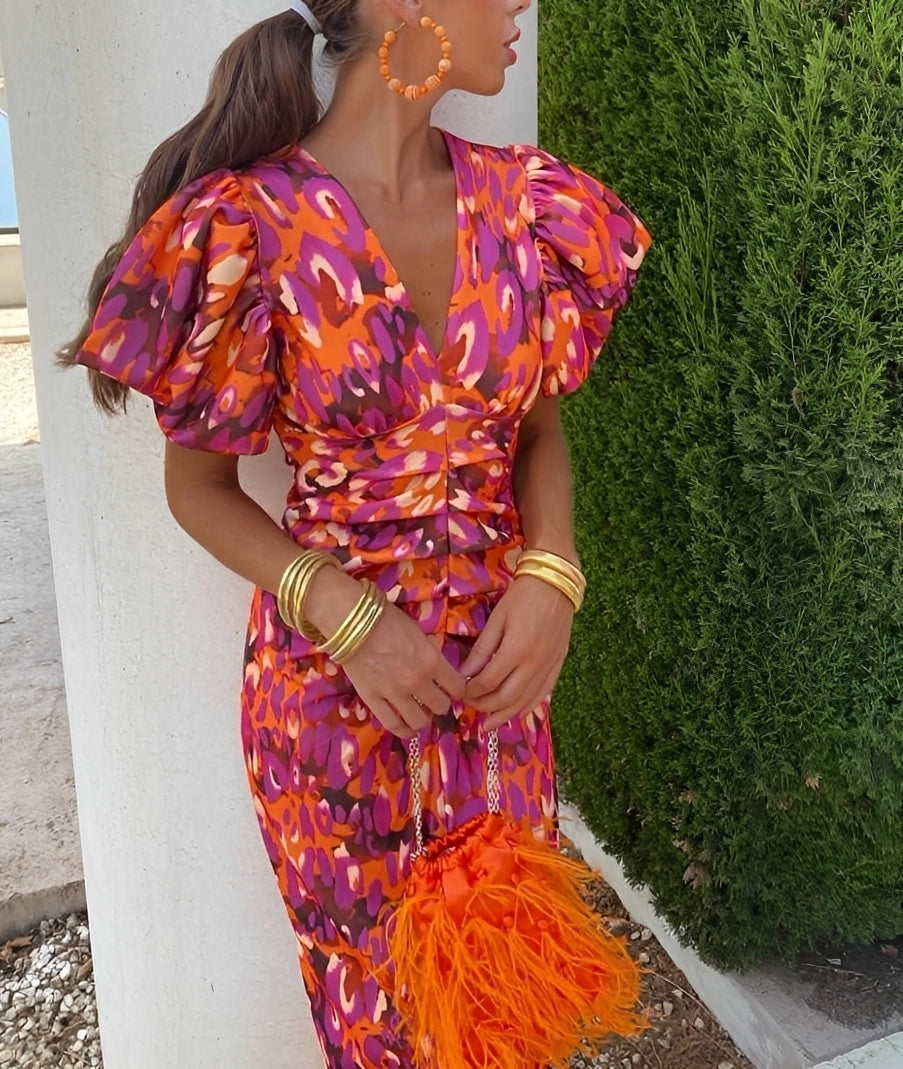 Kylie - Vestido Floral Elegante