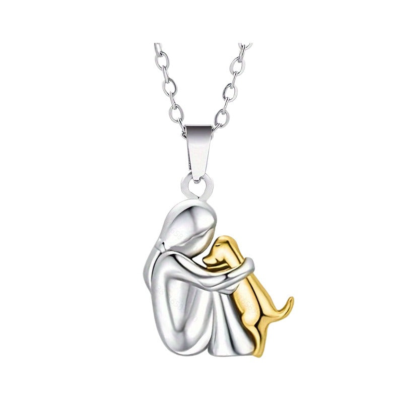 Luz – Collar con colgante de abrazo