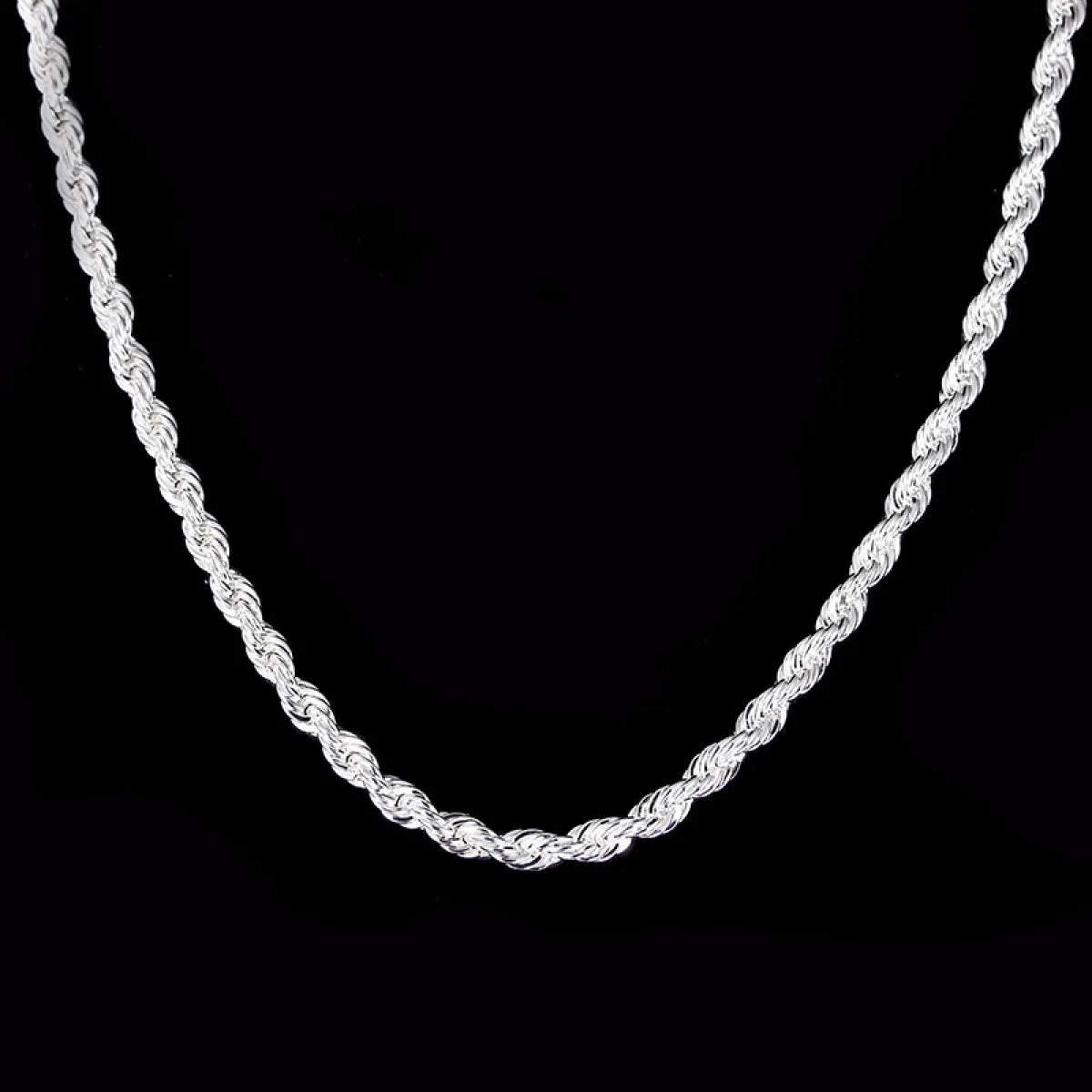 Isla – Collar de cadena ondulada con efecto retorcido