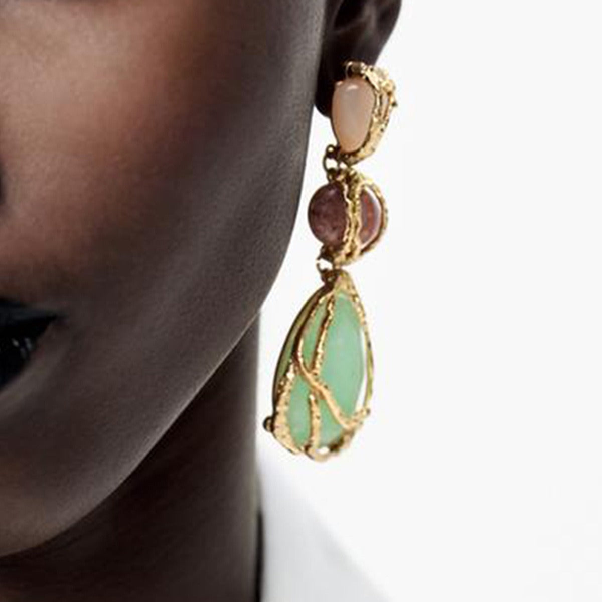 Syra – Pendientes de gota de red elegantes