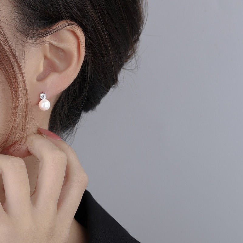 Carmel – Pendientes cuadrados de plata esterlina