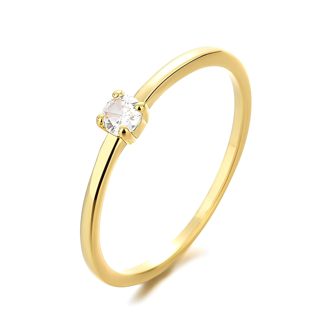 Rowena – Anillo apilable de piedra de nacimiento