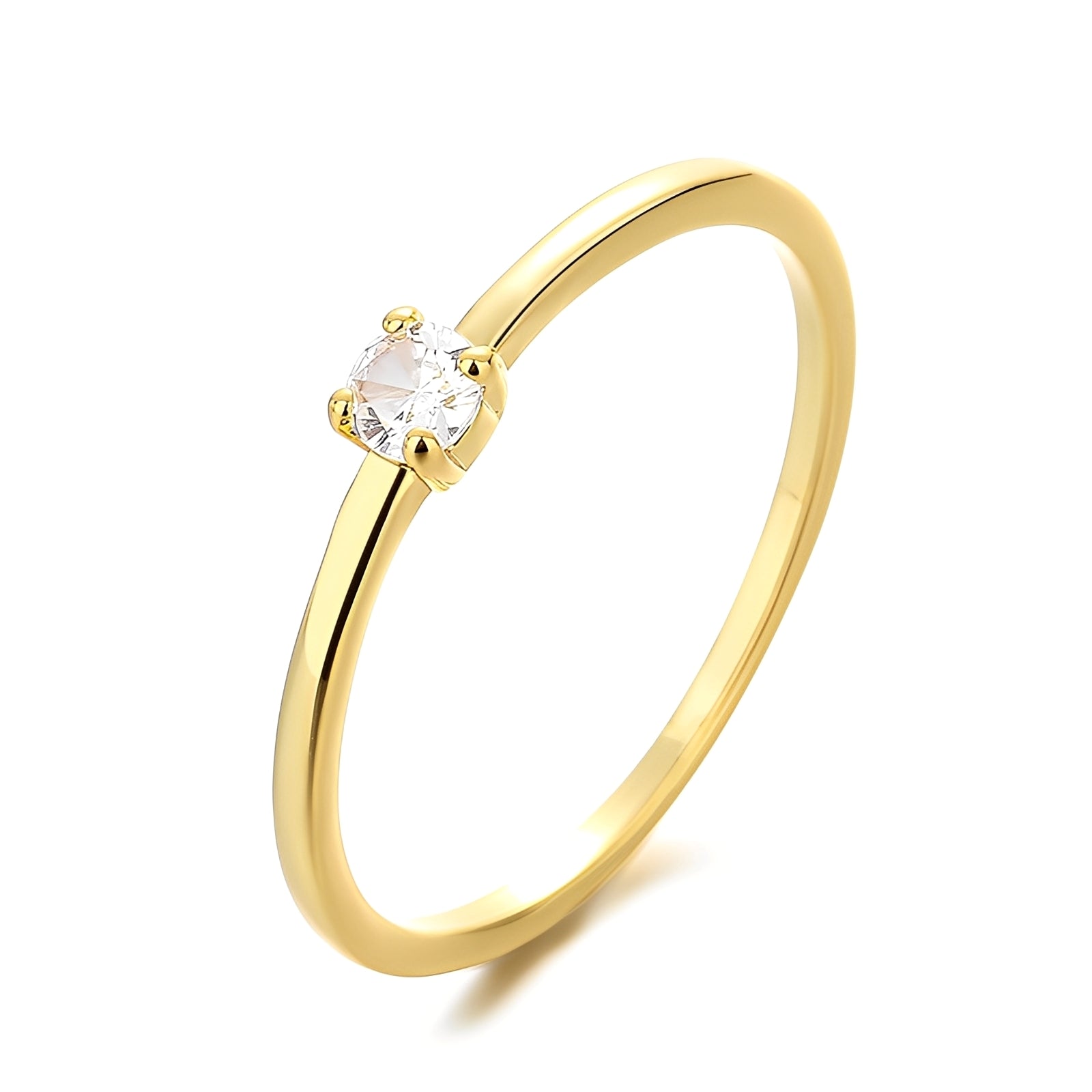 Rowena – Anillo apilable de piedra de nacimiento
