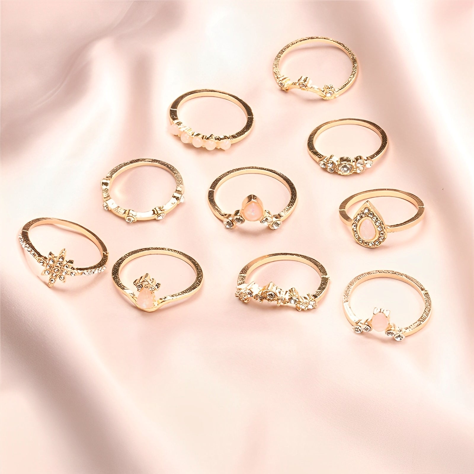 Luna – Paquete premium de 8 a 12 anillos únicos