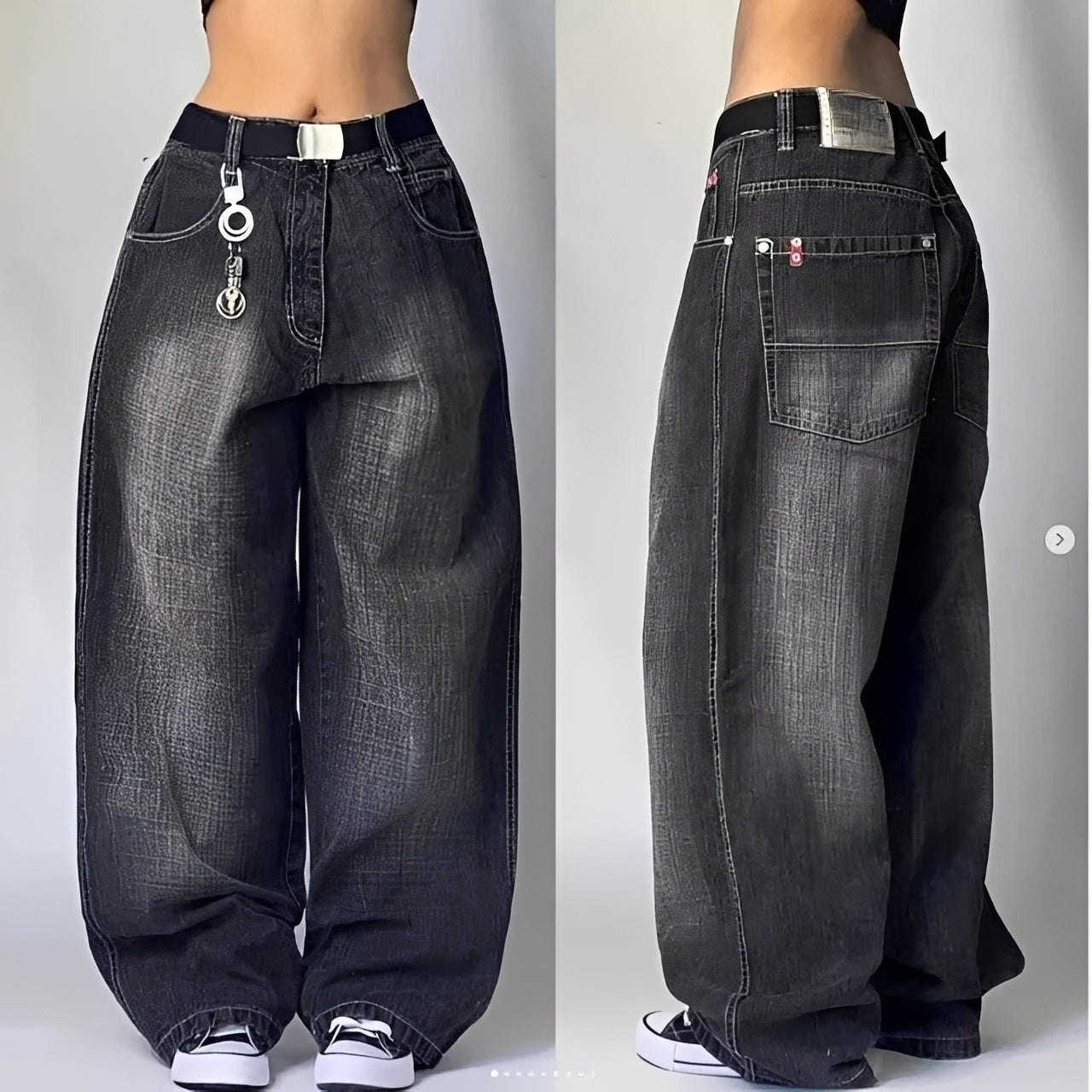 Elsie - Jeans Cargo Holgados Estilosos