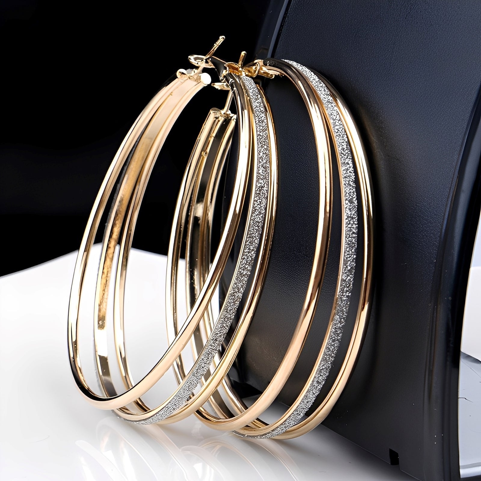 Nori – Pendientes Vintage Baño de Oro y Brillantes