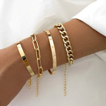 Elari – Set de 4 Pulseras Elegantes para Muñeca