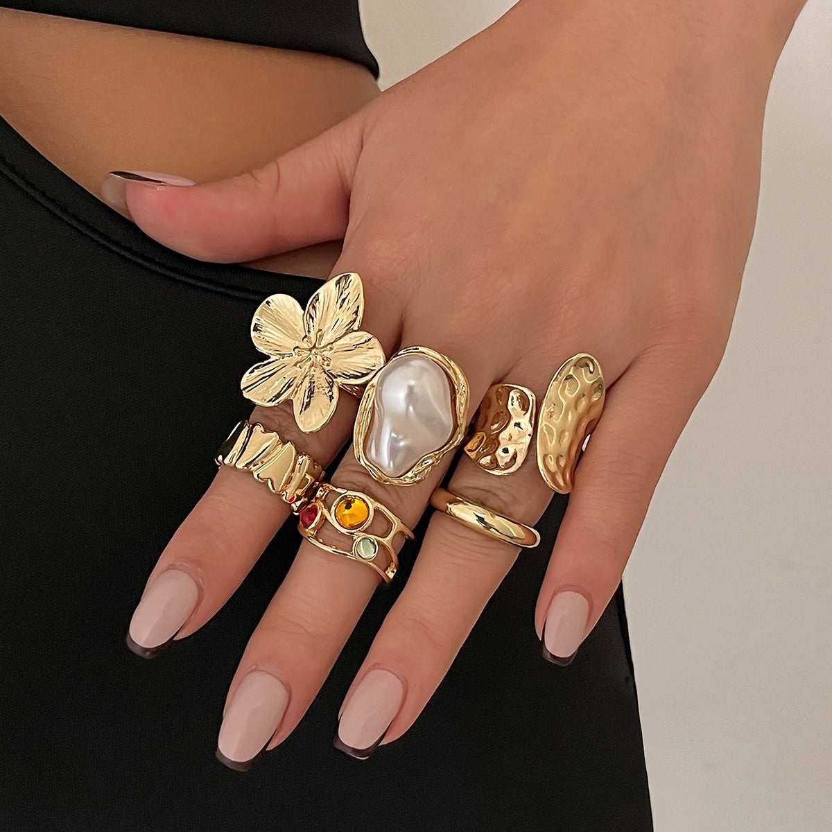 Merina – Conjunto de 6 Anillos de Declaración