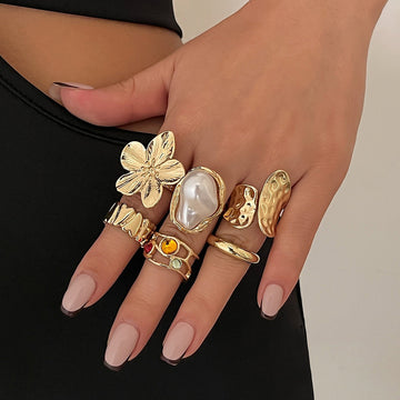 Merina – Conjunto de 6 Anillos de Declaración