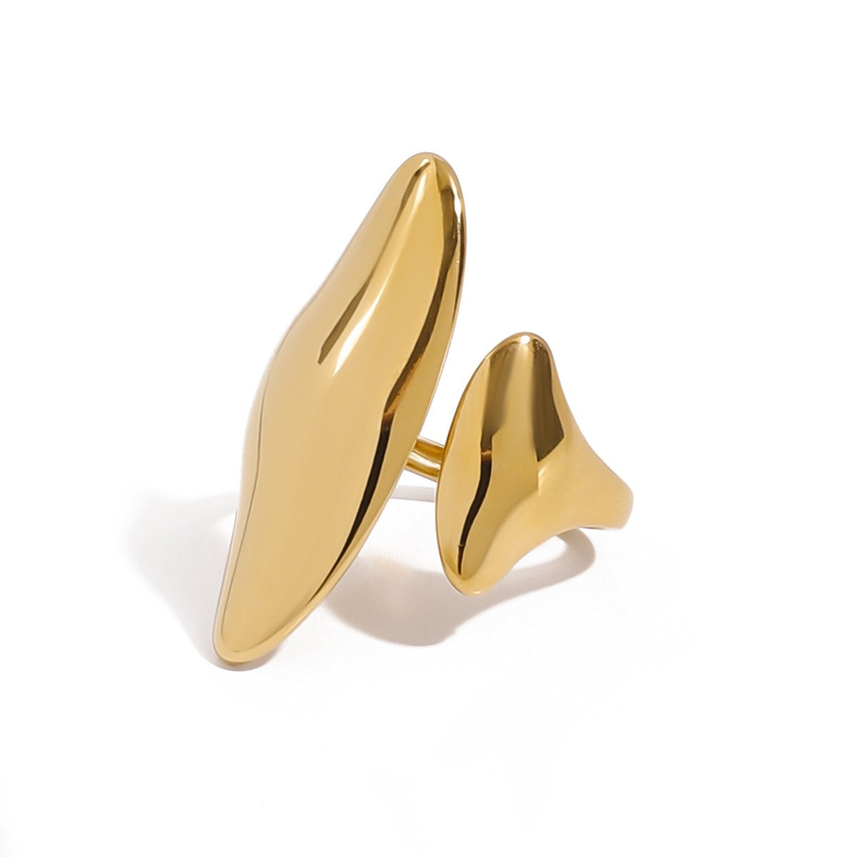 Apolline – Anillo escultórico abierto