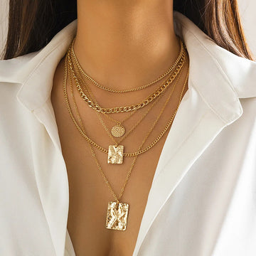 Jaz – Collar de oro de múltiples hilos