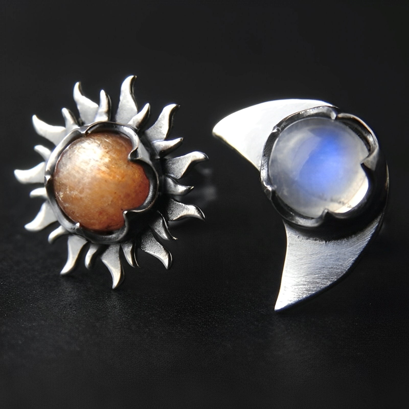 Marian – Pendientes sol y luna