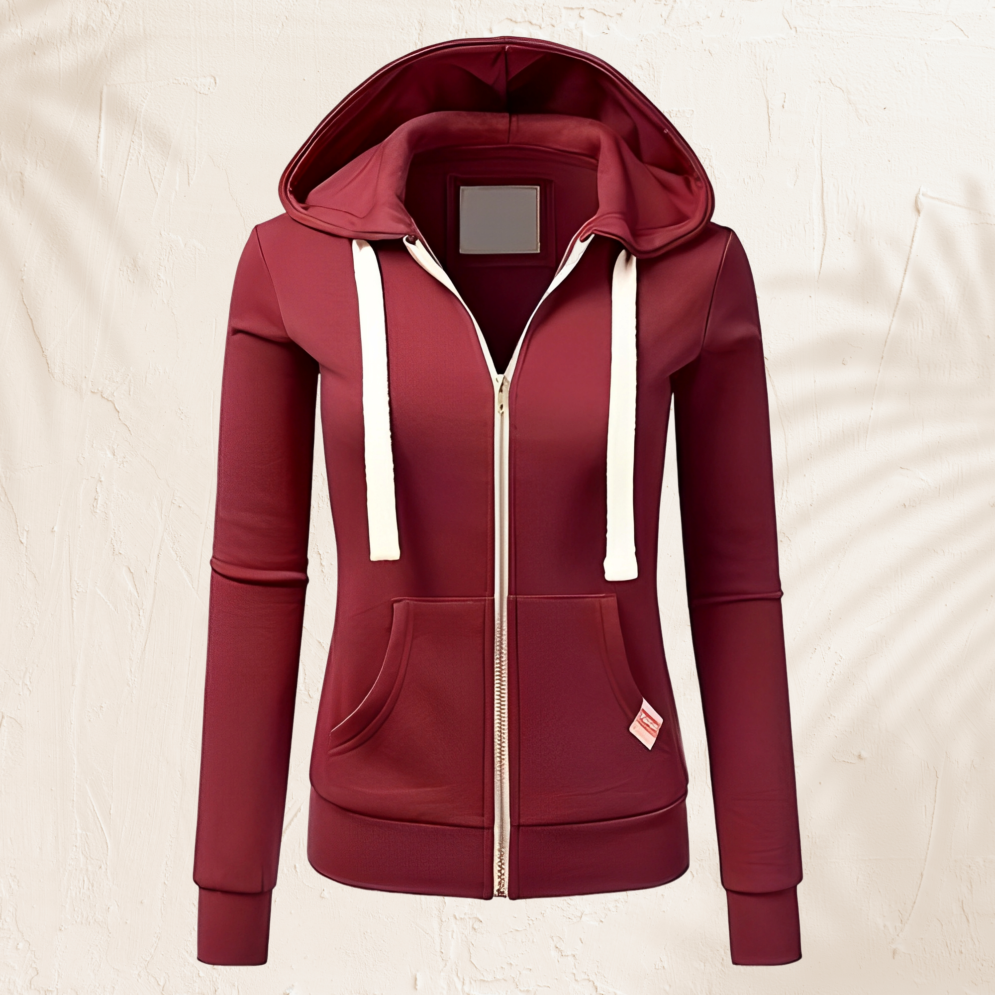Luna - Sudadera con capucha moderna con cremallera