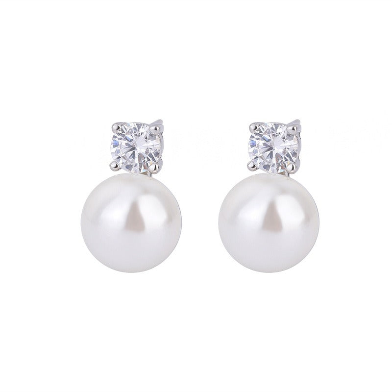 Carmel – Pendientes cuadrados de plata esterlina