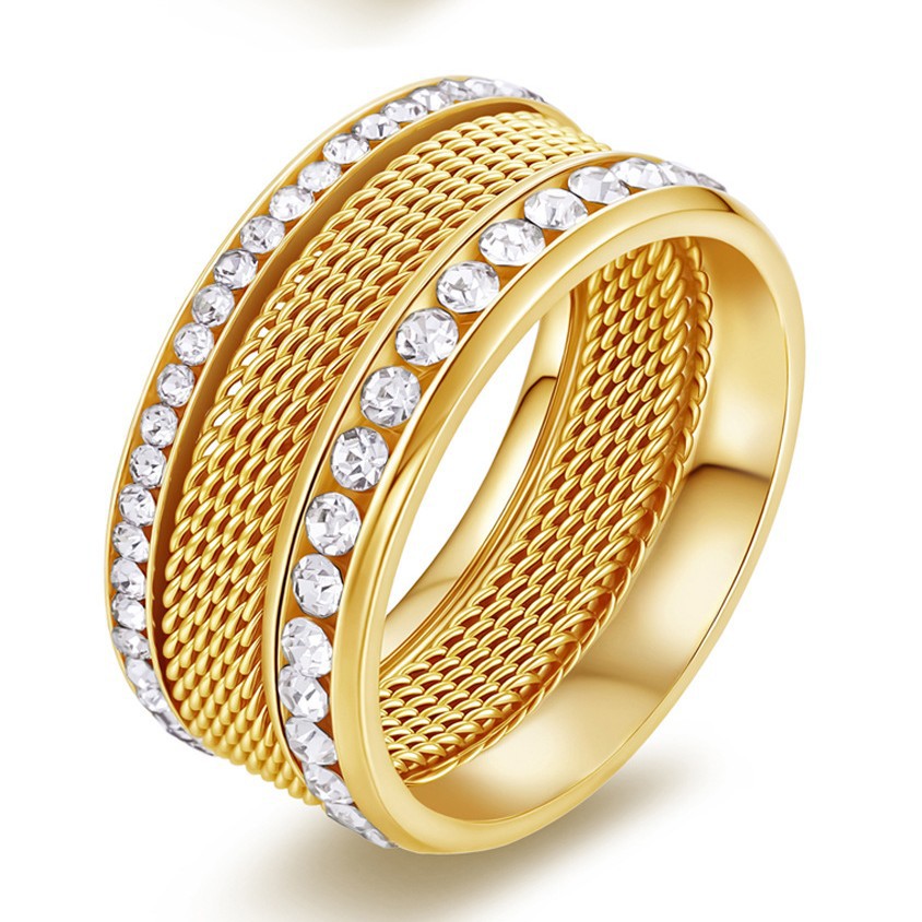 Glenda – Anillo de diamante apilable