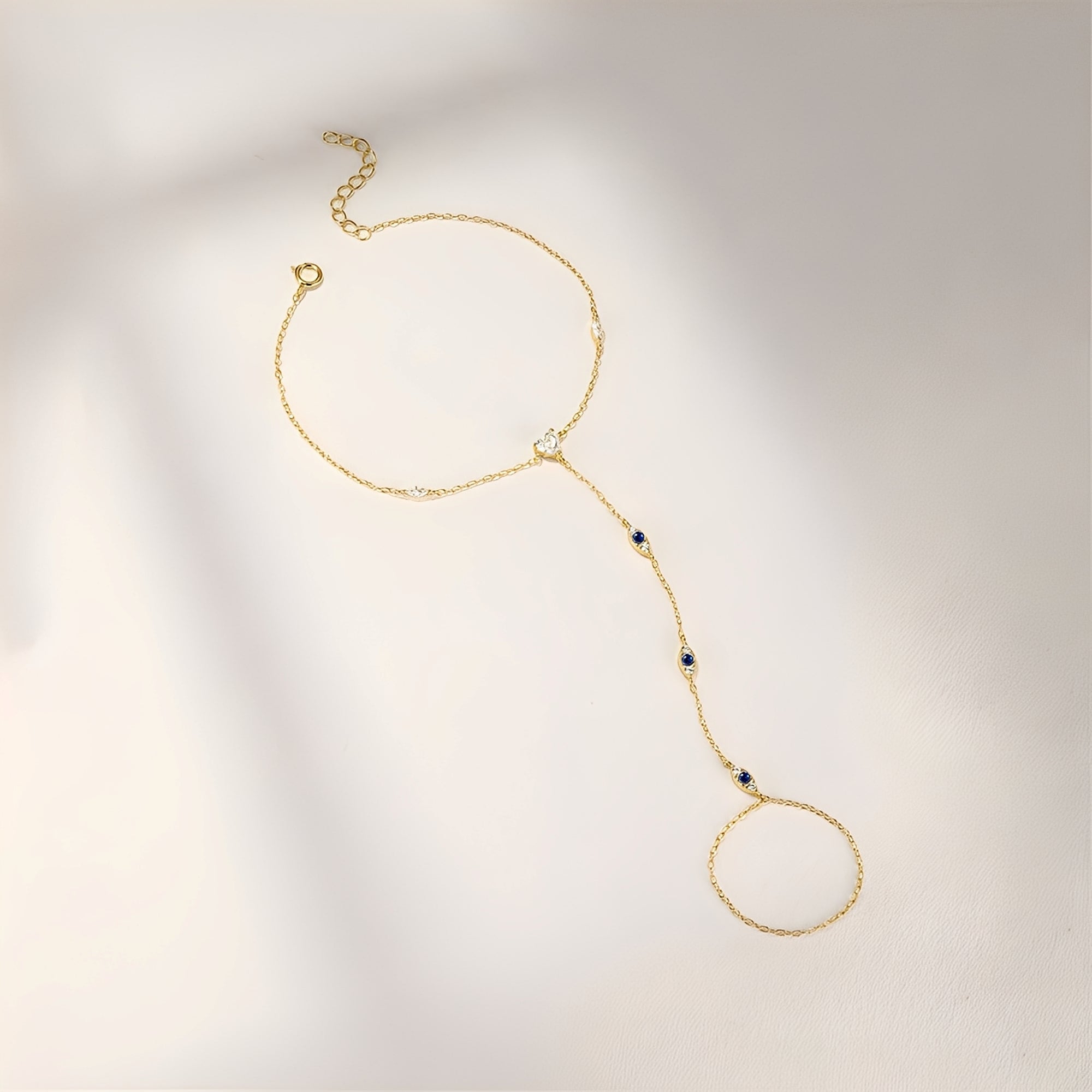 Milley – Pulsera de doble cadena de plata de 925