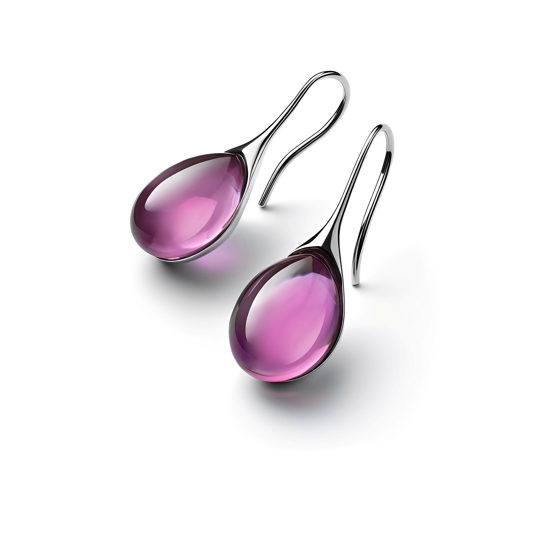 Karen – Pendientes colgantes de cristal dorado y plateado