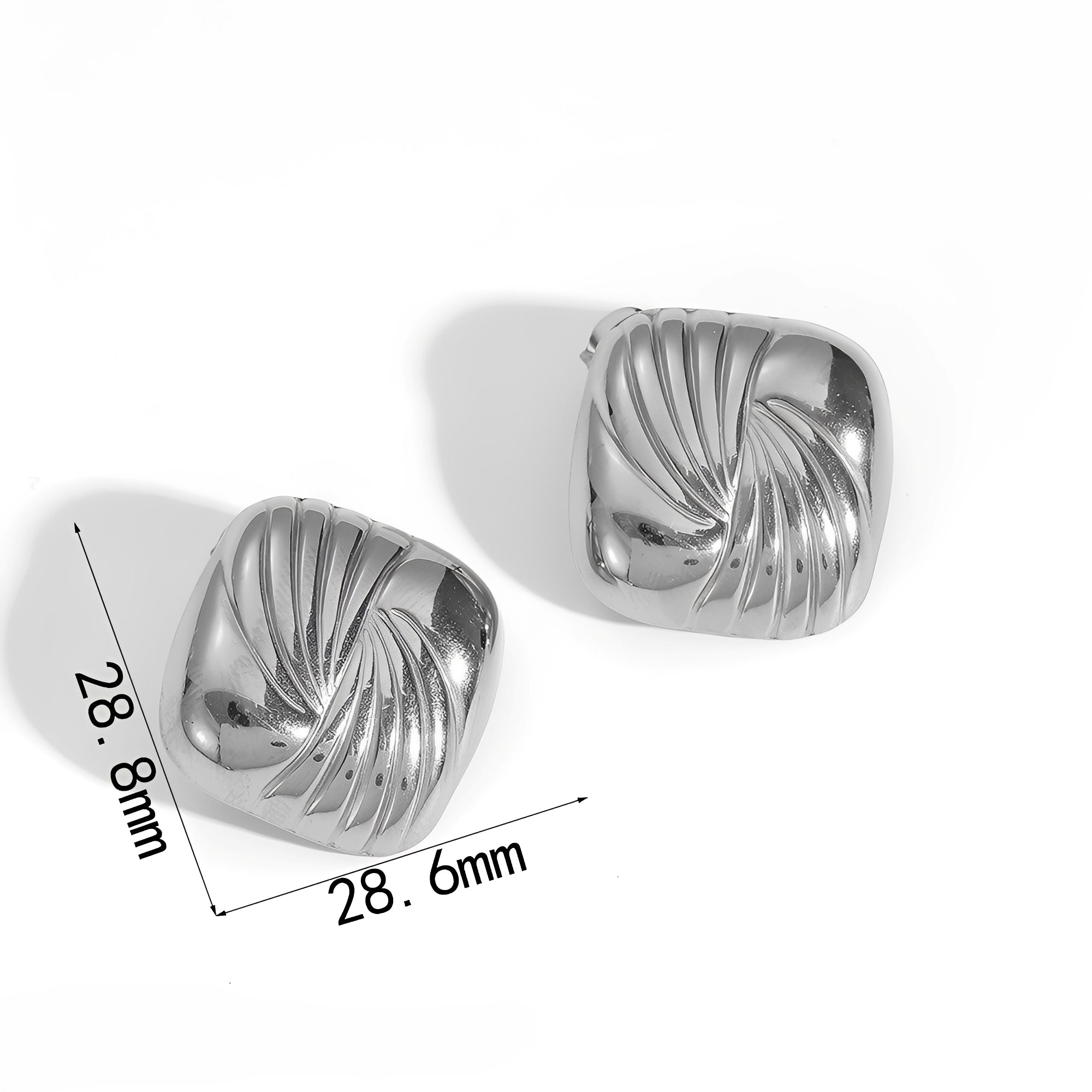 Kaia – Alfileres Geométricos de Acero de Titanio
