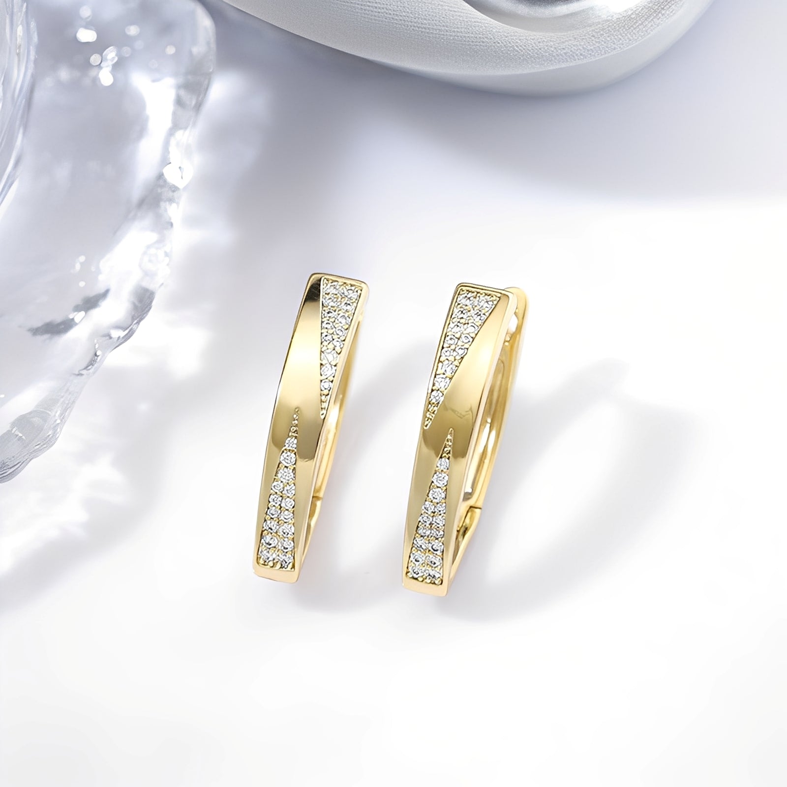 Sophie – Pendientes de oro y piedras preciosas