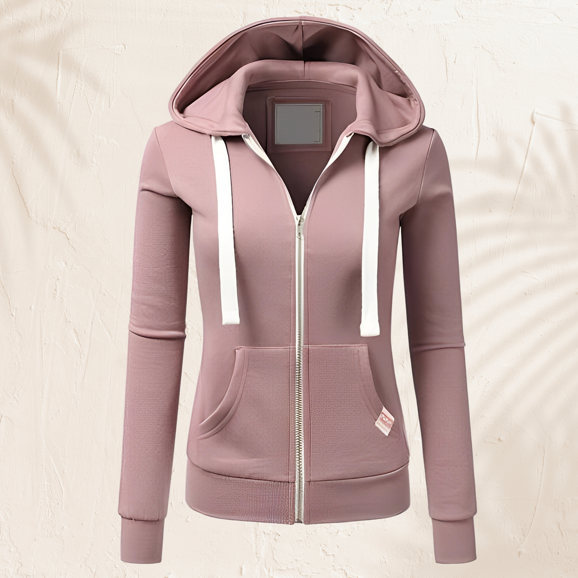 Luna - Sudadera con capucha moderna con cremallera