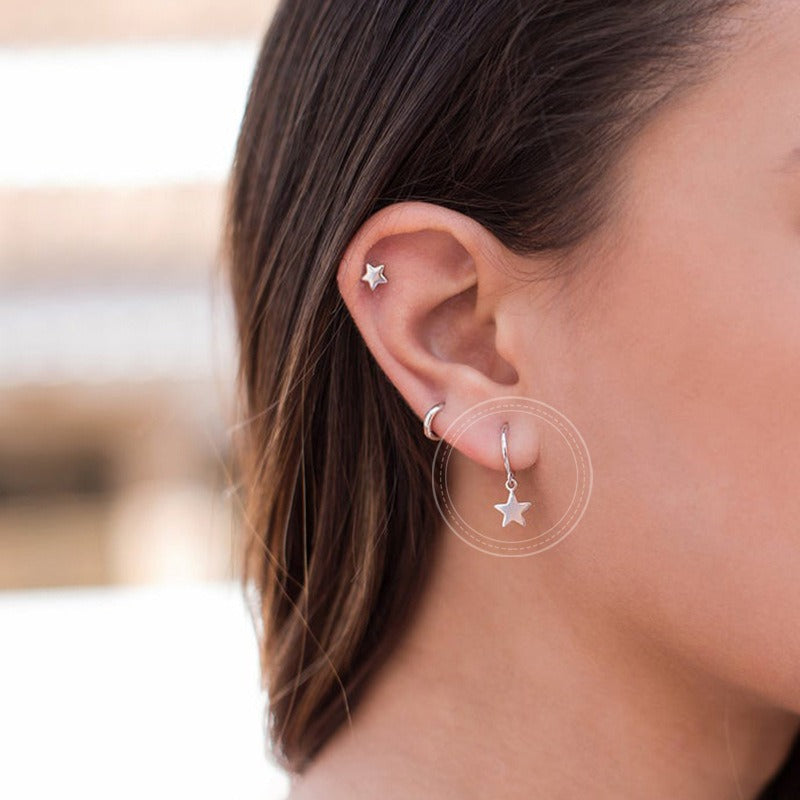 Adria – Pendientes de estrella elegantes y modernos