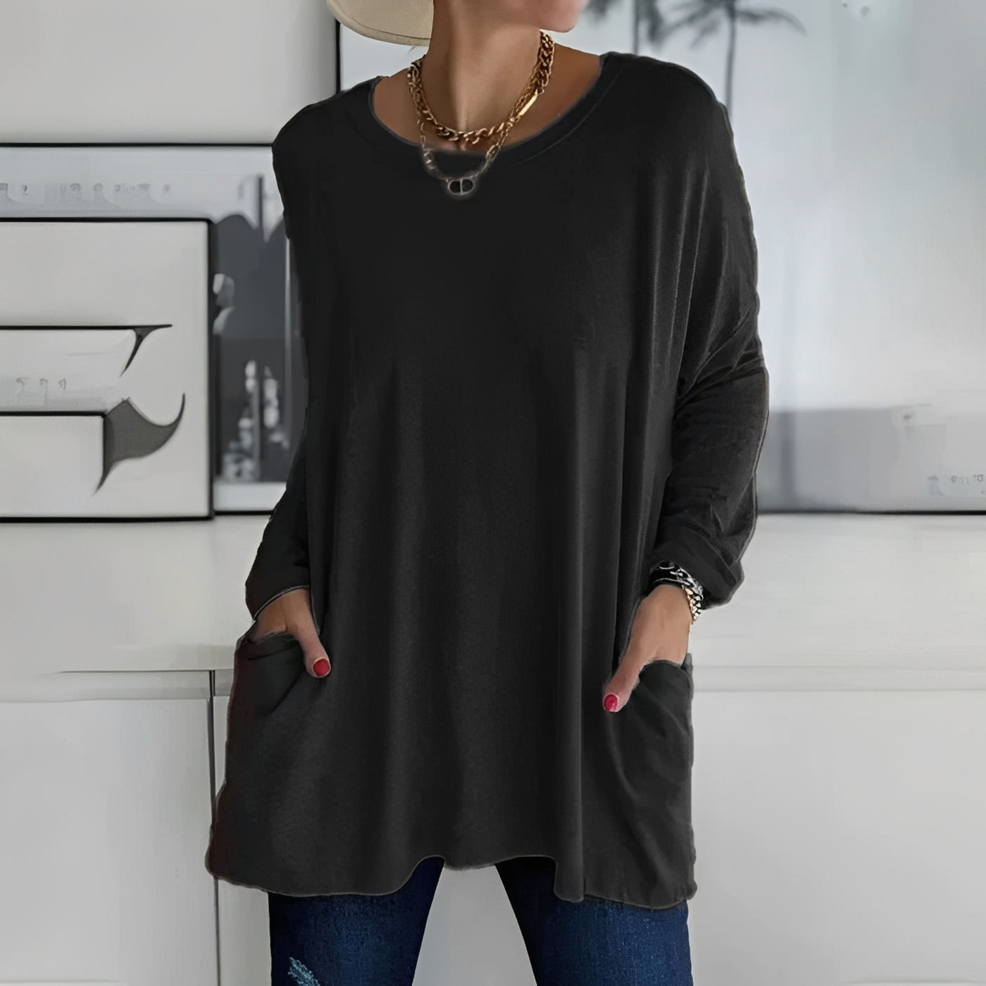 Chantelle - Camisa de Manga Larga con Bolsillos