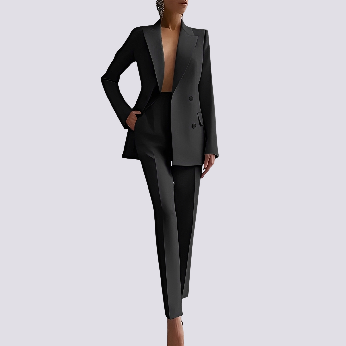 Fannie - Traje Formal de un Solo Botón