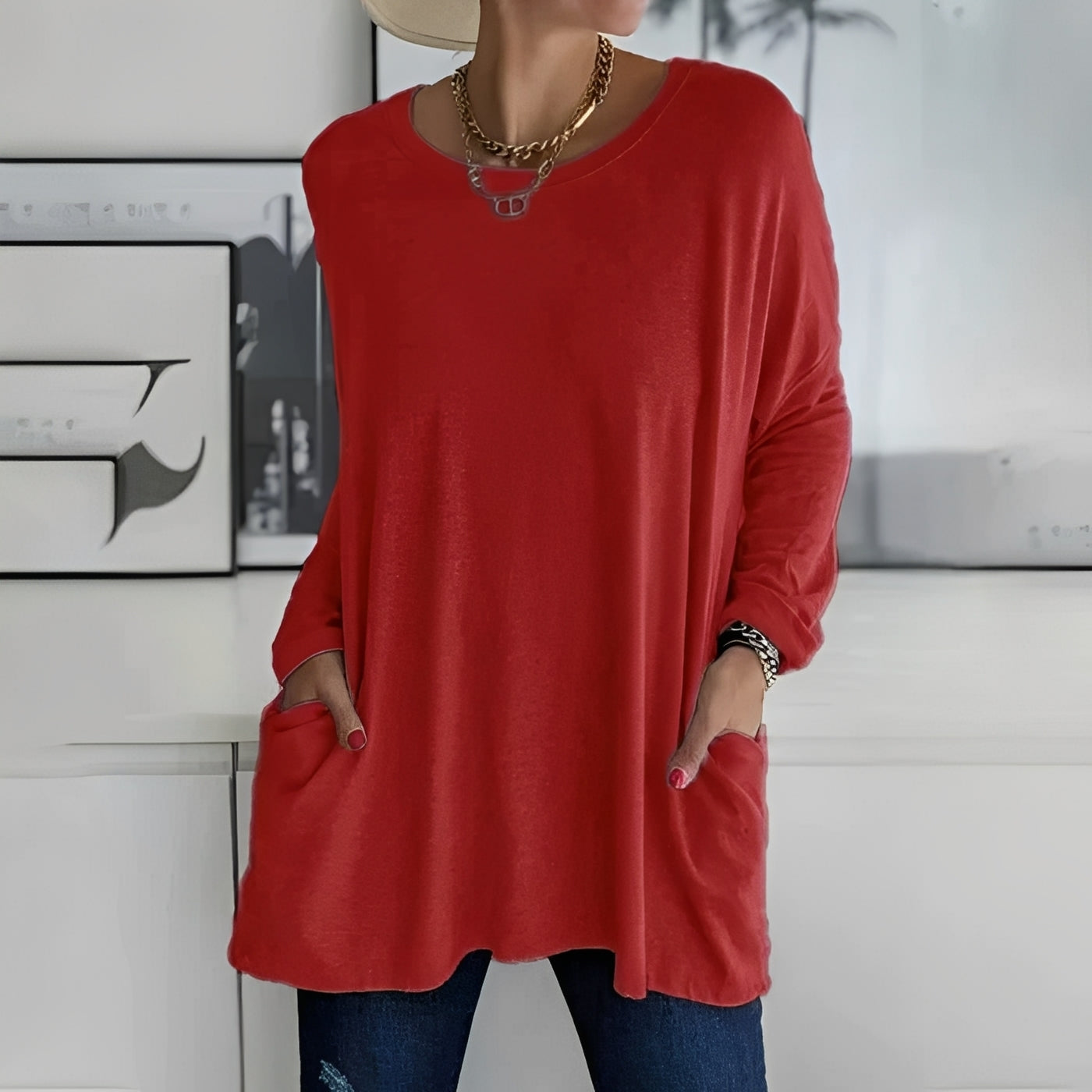 Chantelle - Camisa de Manga Larga con Bolsillos