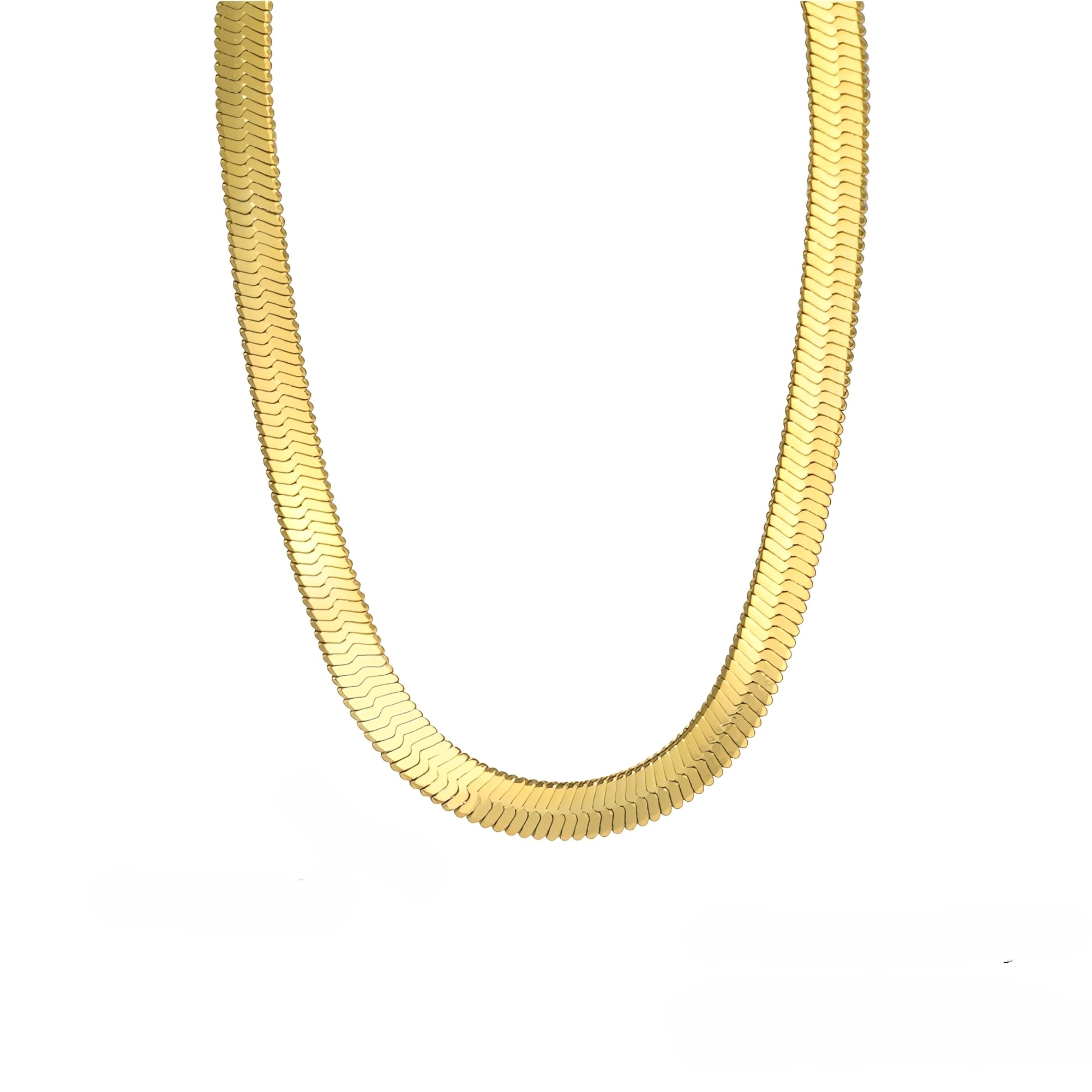 Naomie – Collar choker de cadena serpiente