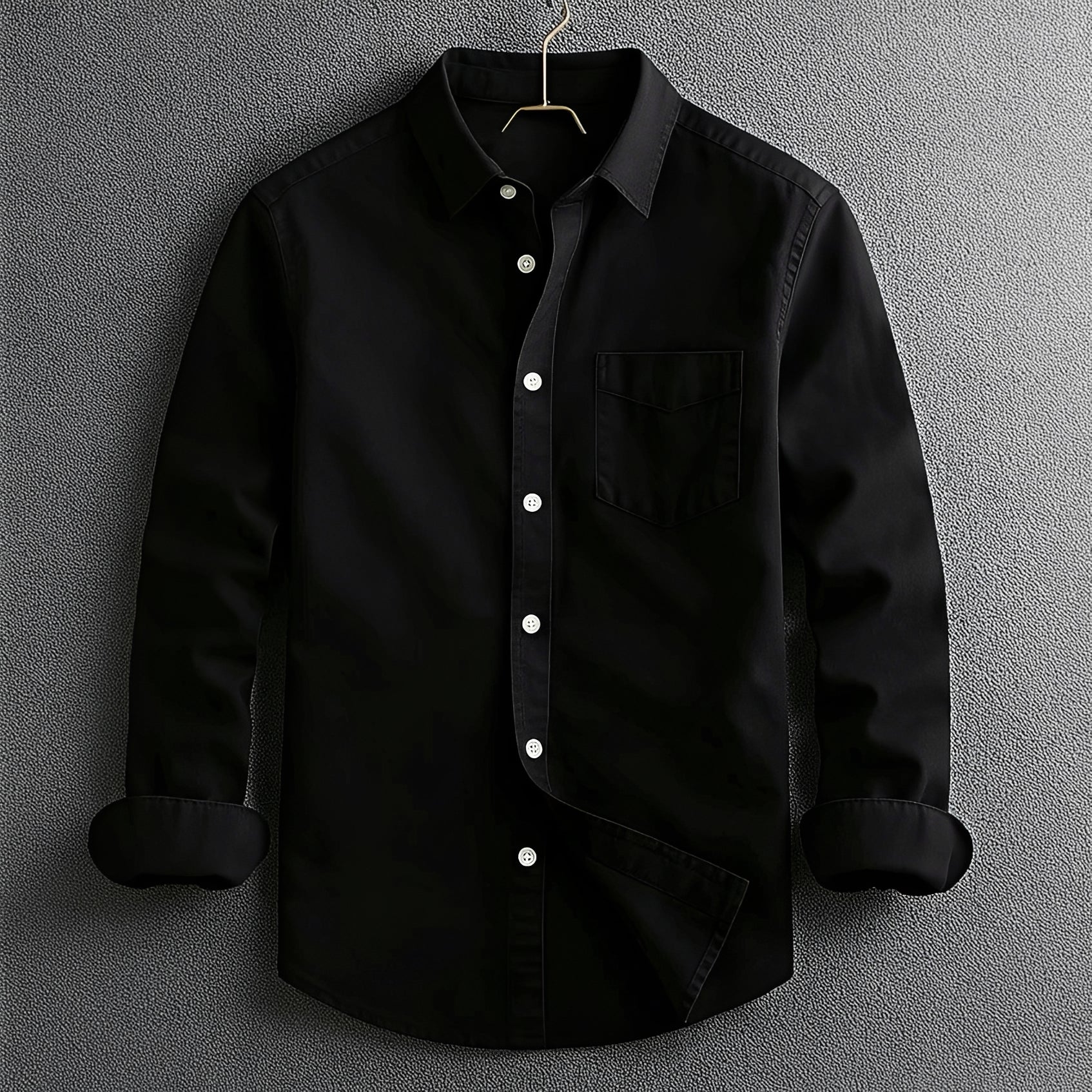 Barton - Camisa Formal de Manga Larga