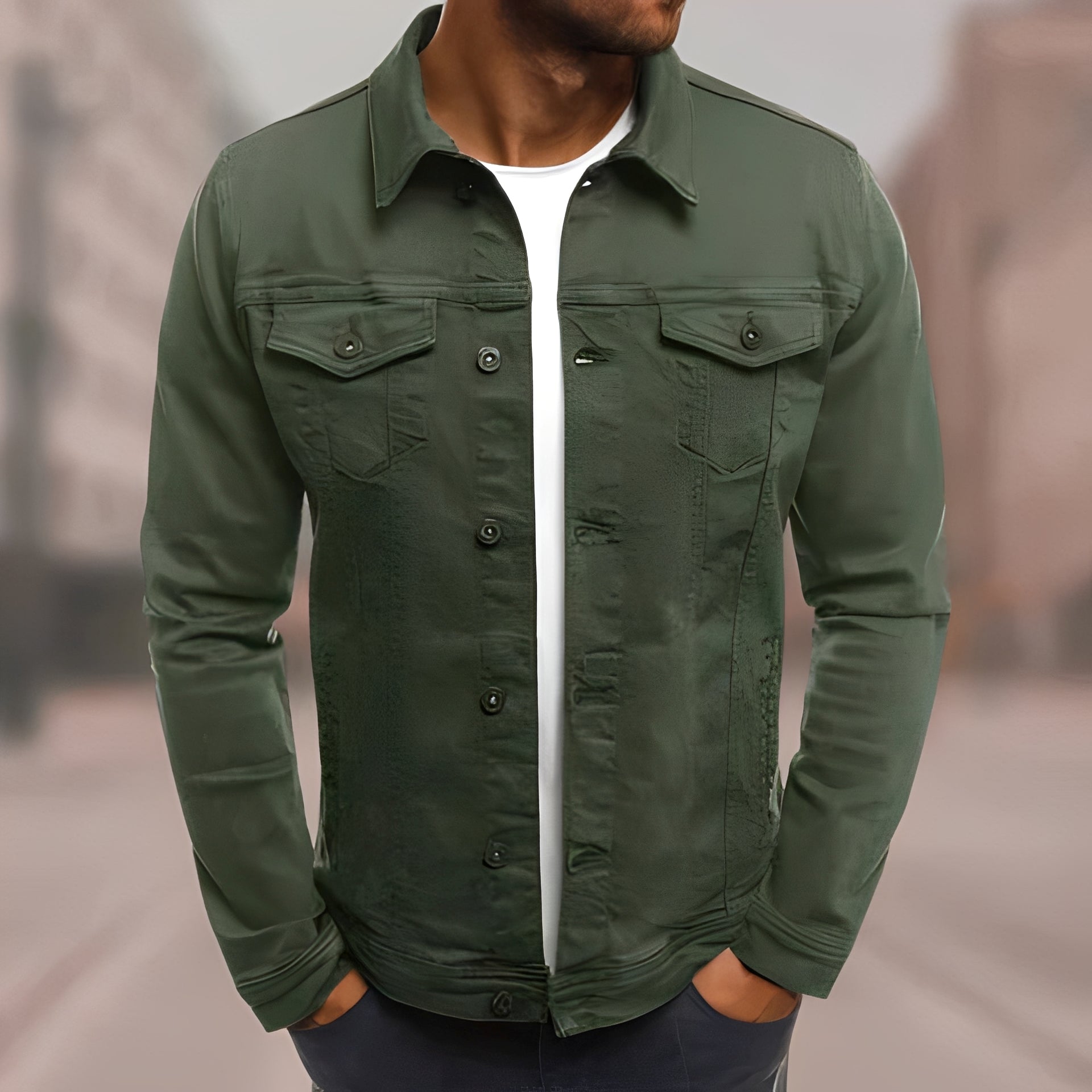 Krix - Chaqueta cómoda para hombres