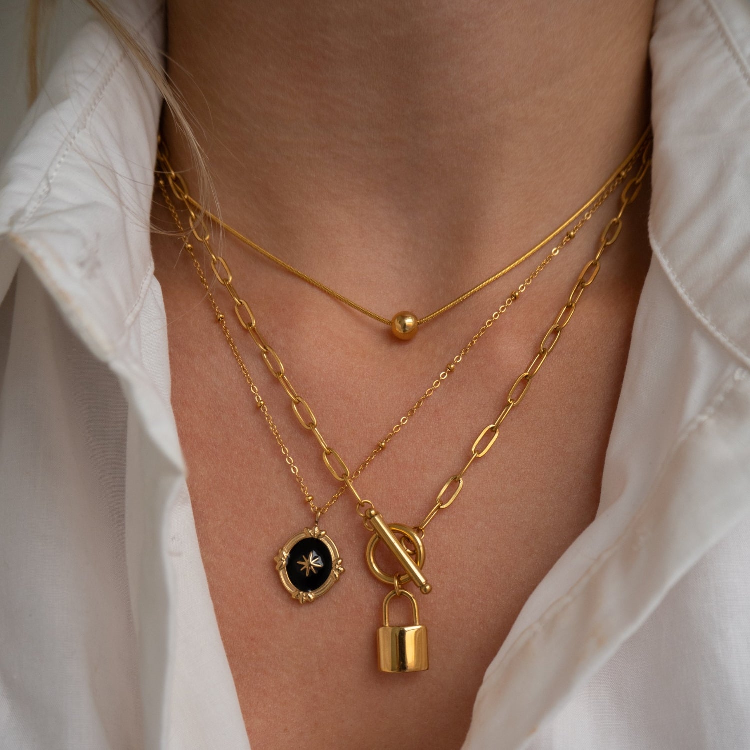 Goodlove - Collar con colgante de candado