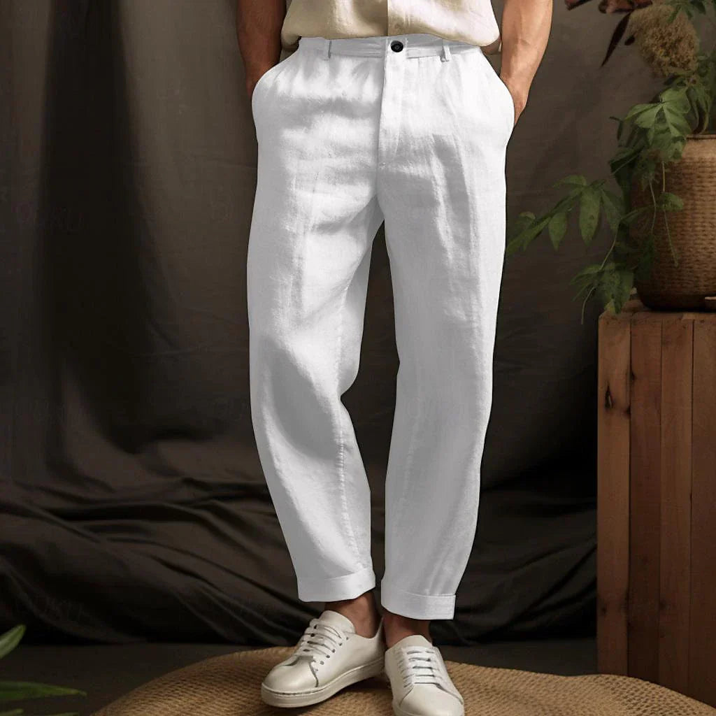 Paul - Pantalones Casuales de Corte Relajado para Hombre