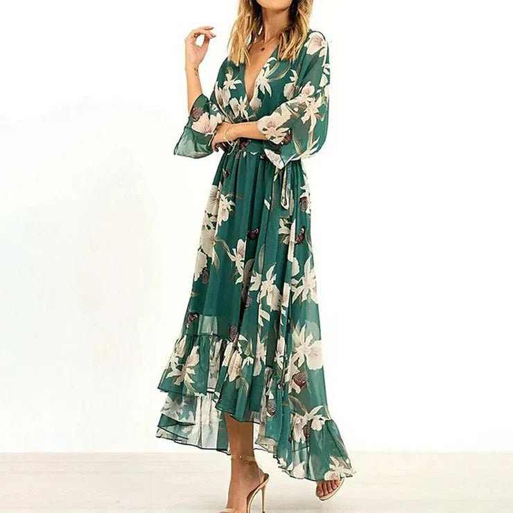 Sylvia – Vestido Largo Brisa del Bosque