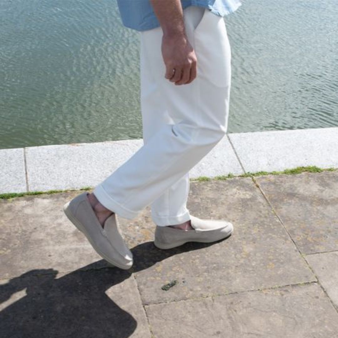 Jad - Cómodos Mocasines de Gamuza para Hombres