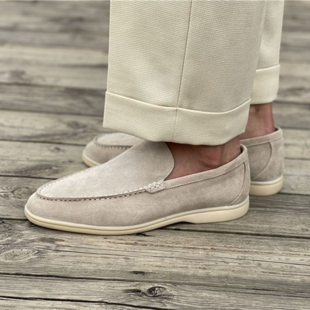 Jad - Cómodos Mocasines de Gamuza para Hombres