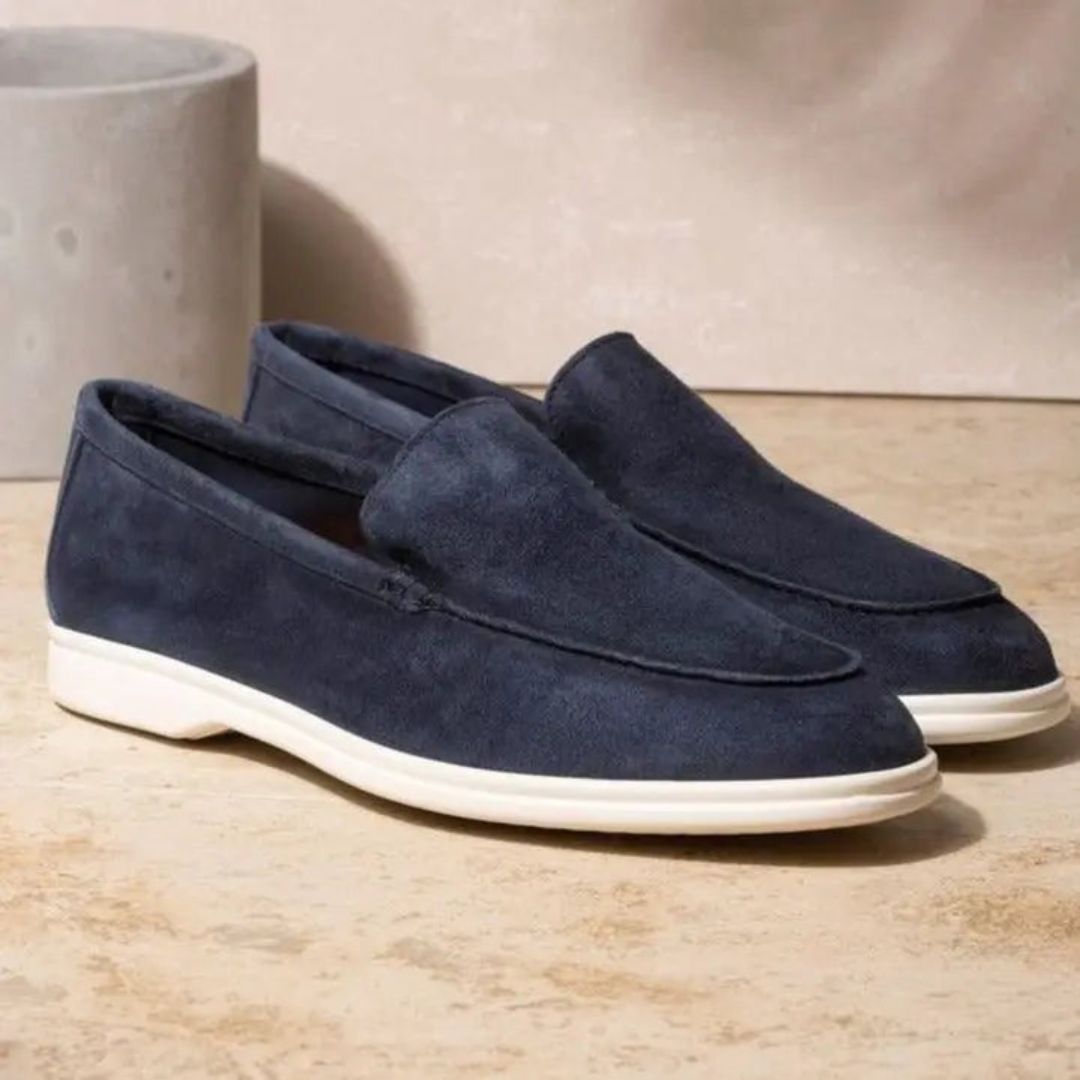 Jad - Cómodos Mocasines de Gamuza para Hombres