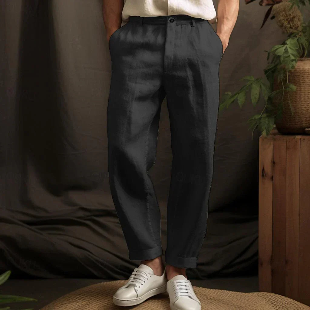 Paul - Pantalones Casuales de Corte Relajado para Hombre