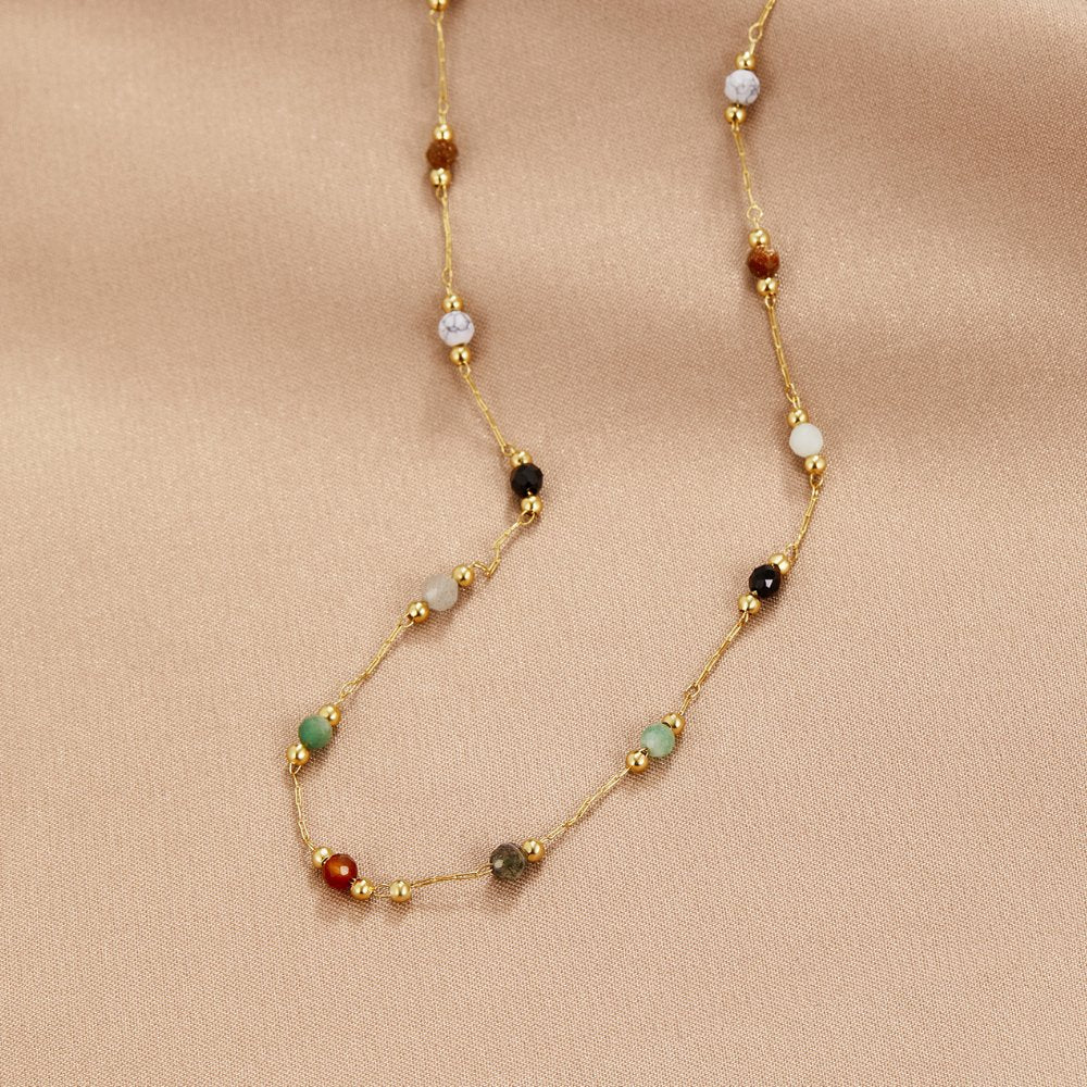 Lala - Collar con perlas y piedras
