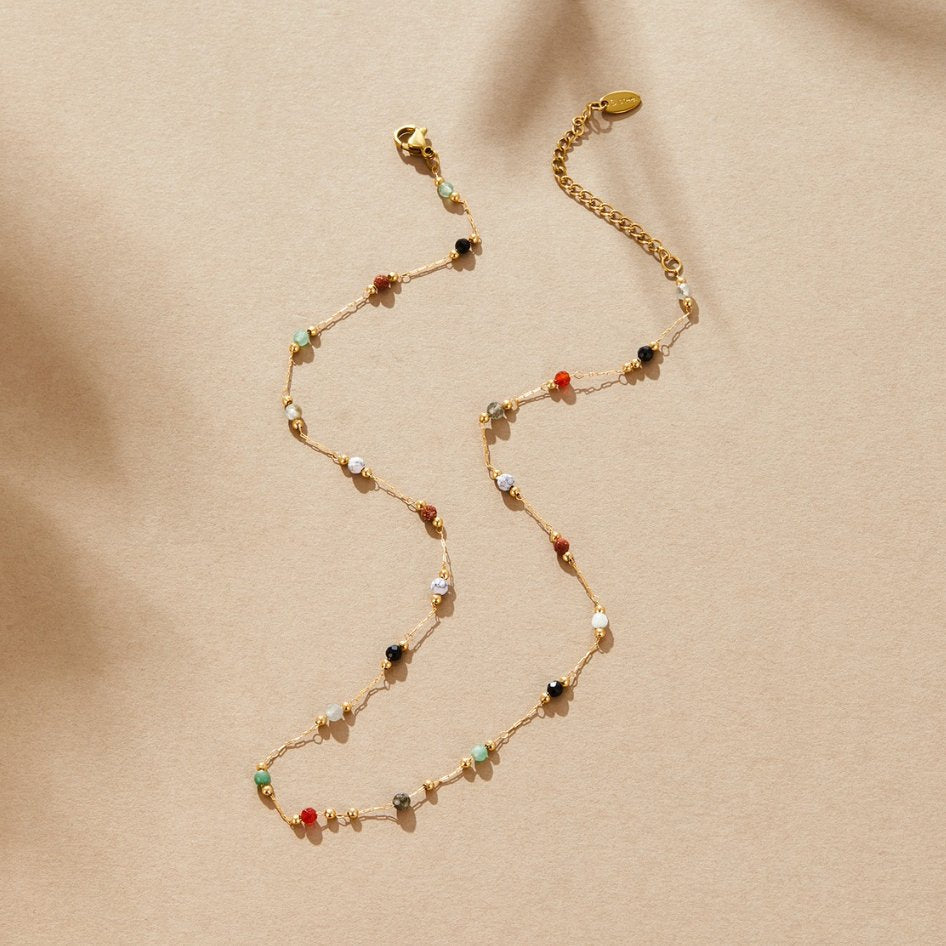Lala - Collar con perlas y piedras