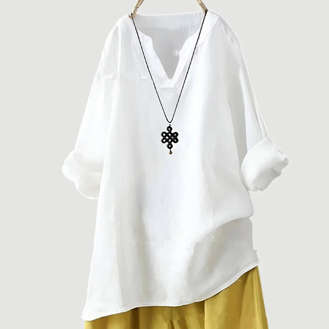Nicole – Elegante blusa tunic para dama