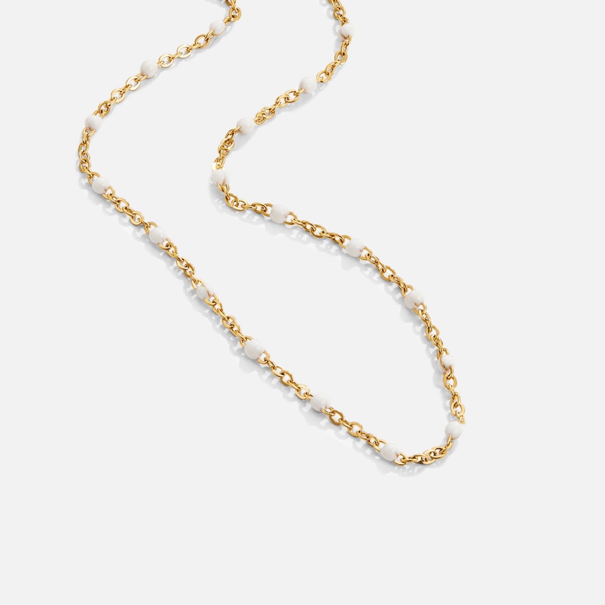 Mila – Collar con perlas blancas