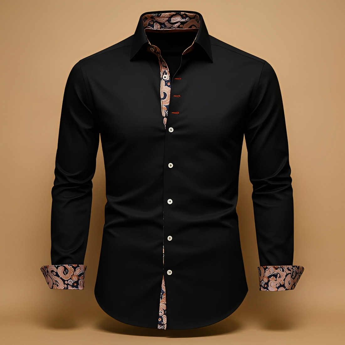 Arnolde - Camisa clásica y robusta de manga larga