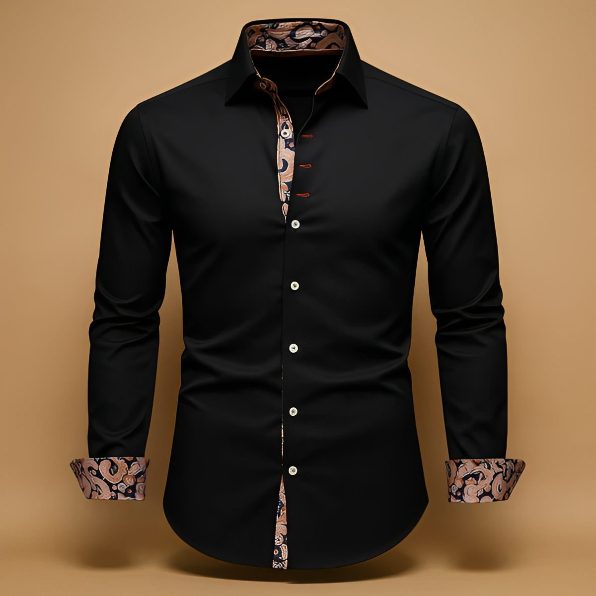Arnolde - Camisa clásica y robusta de manga larga