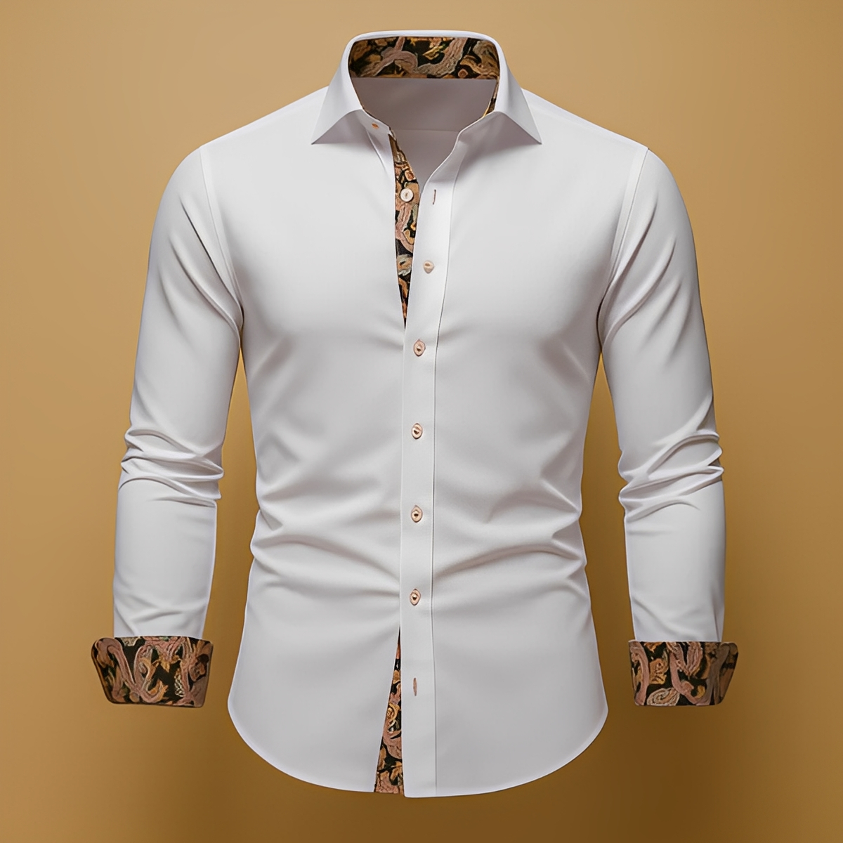 Arnolde - Camisa clásica y robusta de manga larga