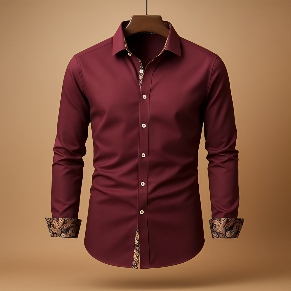 Arnolde - Camisa clásica y robusta de manga larga