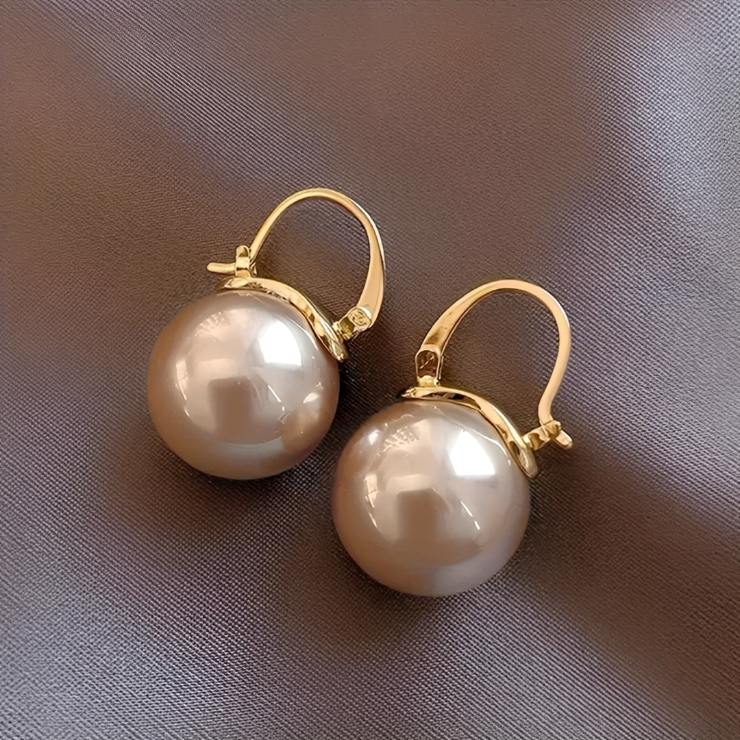 Ariane – Pendientes Sublimes en Oro y Perla